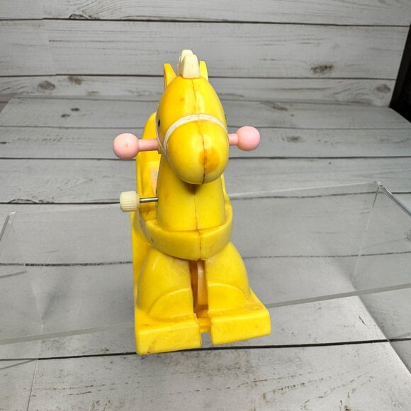 Tomy Cabbage Patch Kids Wind-Up Toy Lot of 5 Rocking Horse Swing Cradle Figures - Picture 8 of 16